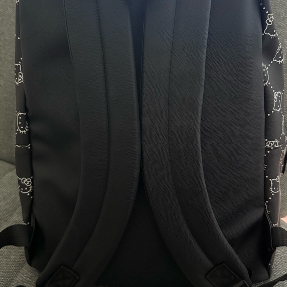 Hello Kitty Patterned Black Backpack - Picture 2 of 2